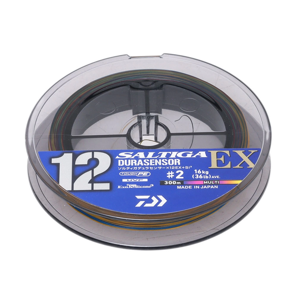 Daiwa Saltiga Durasensor 12EX Si3+ Braid Multicolour 300m 36lb Daiwa Saltiga Durasensor 12EX Si3+ Braid Multicolour 300m 36lb