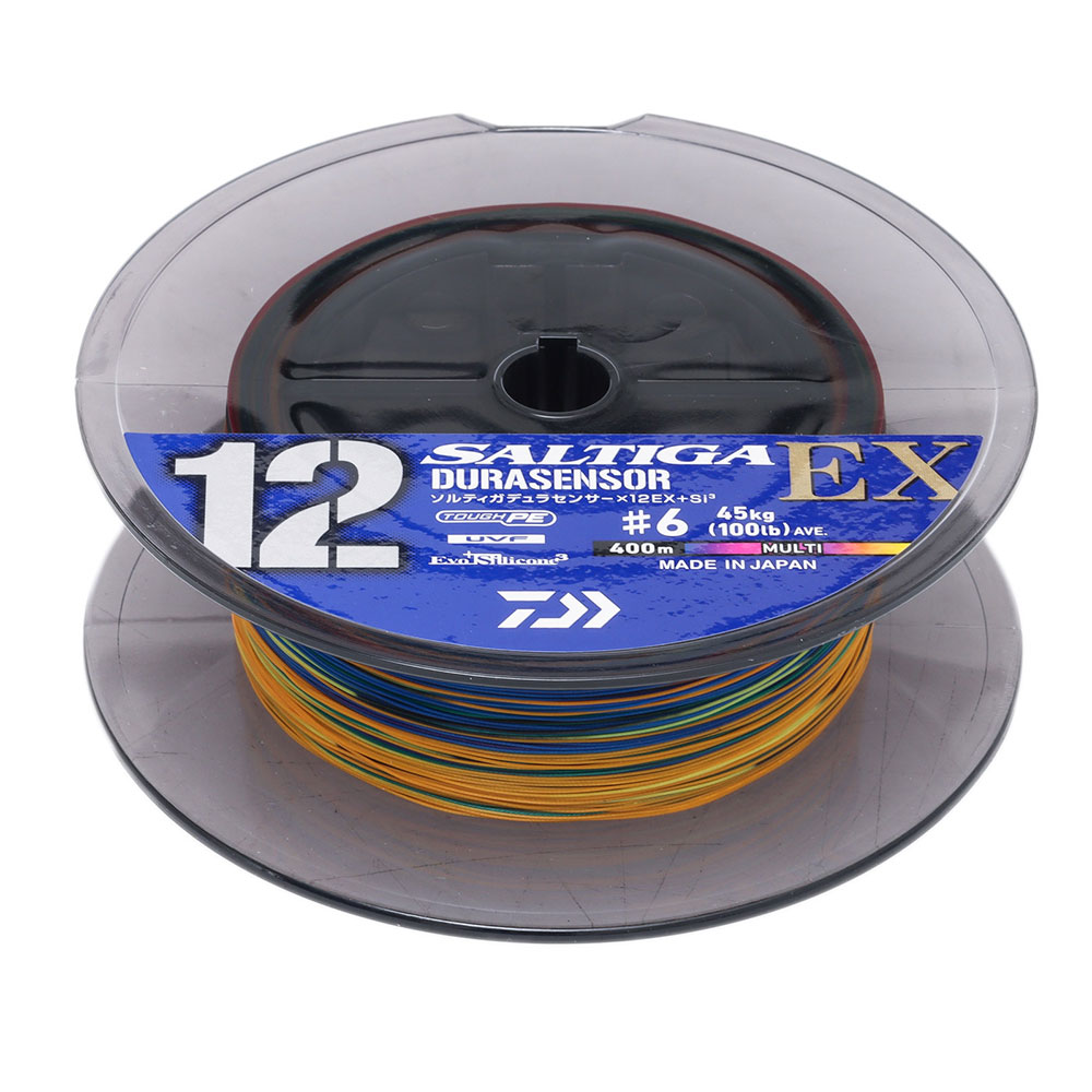 Daiwa Saltiga Durasensor 12EX Si3+ Braid Multicolour 400m 100lb
