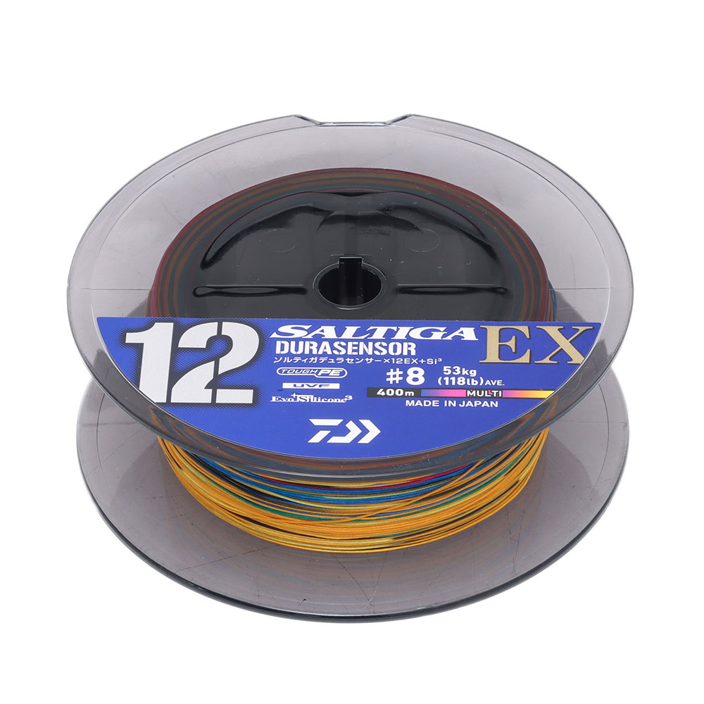 Daiwa Saltiga Durasensor 12EX Si3+ Braid Multicolour 400m 118lb