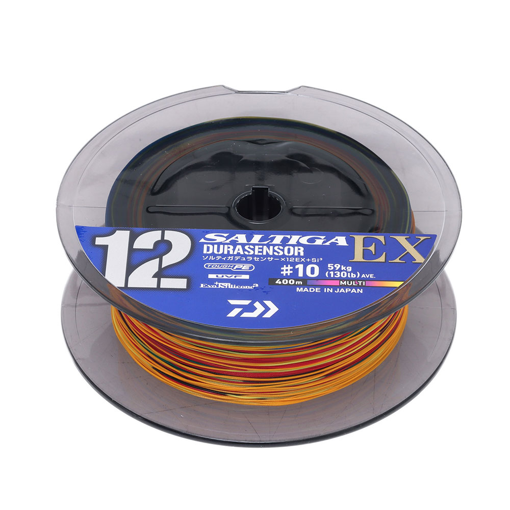 Daiwa Saltiga Durasensor 12EX Si3+ Braid Multicolour 400m 130lb