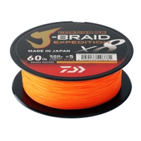 Daiwa X8 J-Braid Expedition Smash Orange 500m 60lb PE5 Thumbnail Daiwa X8 J-Braid Expedition Smash Orange 500m 60lb PE5