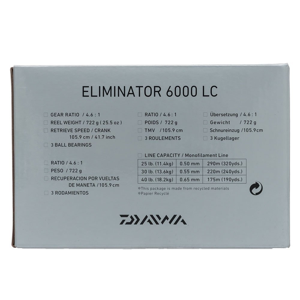 Daiwa Eliminator 6000 LC Eliminator 1303FT-BW Surf Combo 13ft 8-15kg 3pc