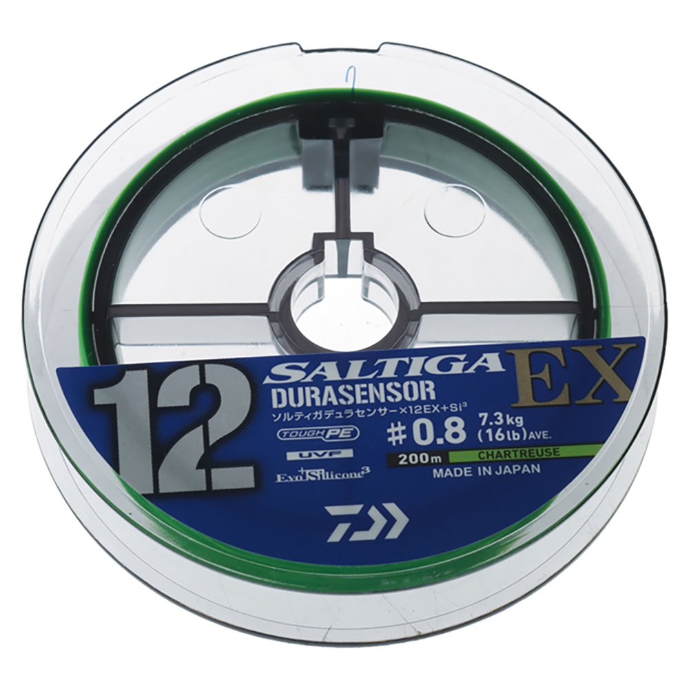 Daiwa Saltiga 12 EX Si3+ Braid Chartreuse PE0.8 200m