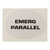 BEP Battery Switch Label - Emergency Parallel