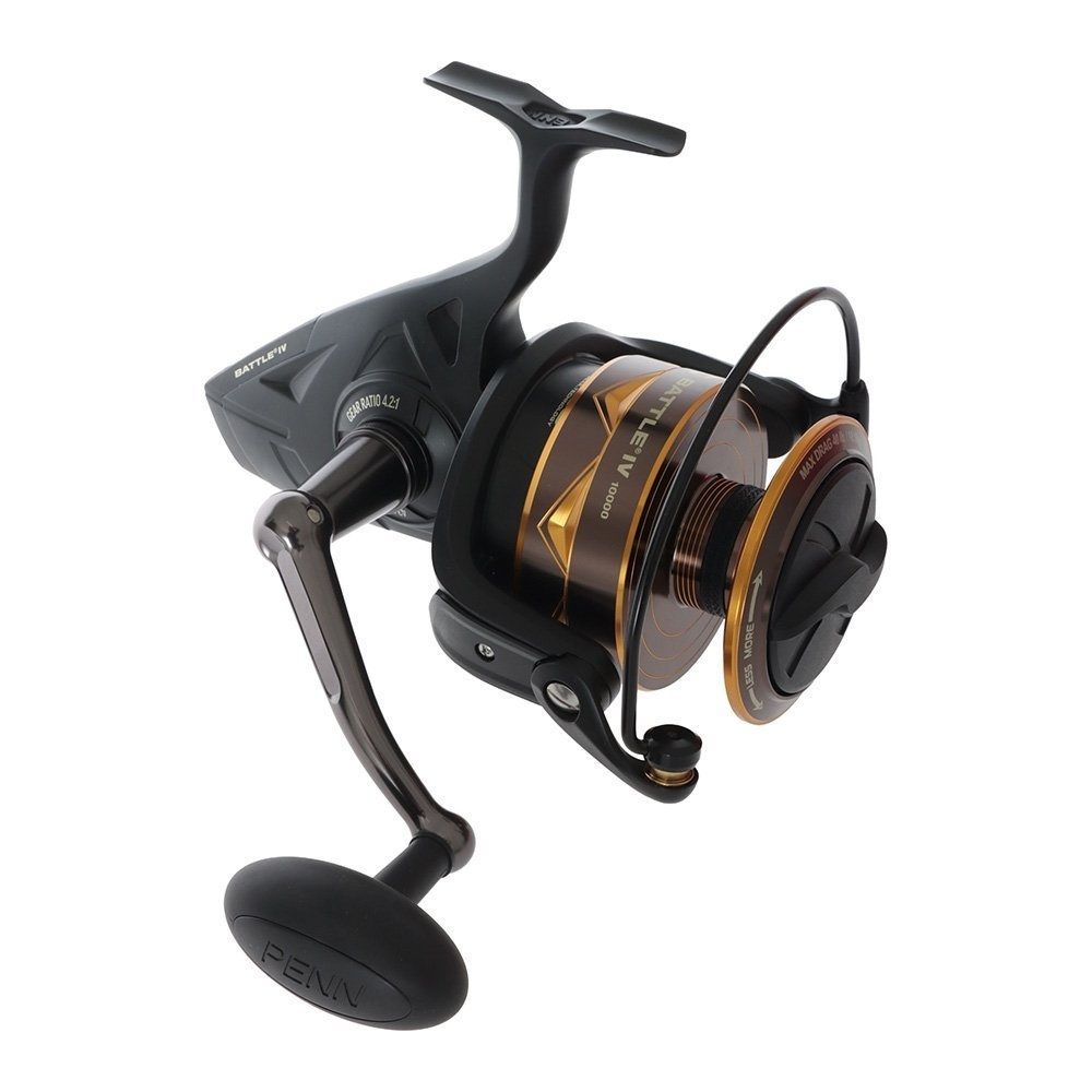 PENN Battle 10000 IV Slammer Drone Fishing Combo incl Braid 9ft 2in 2pc