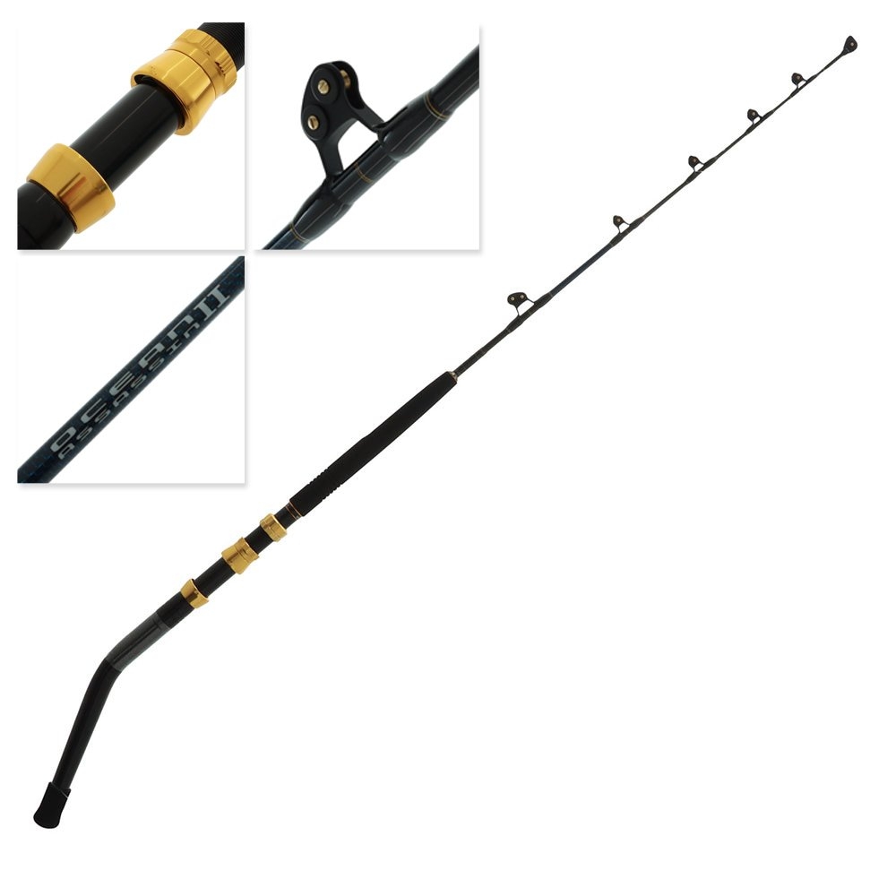 PENN Fathom II 80 Ocean Assassin II Bent Butt Roller Game Combo 5ft 5in 37kg 2pc