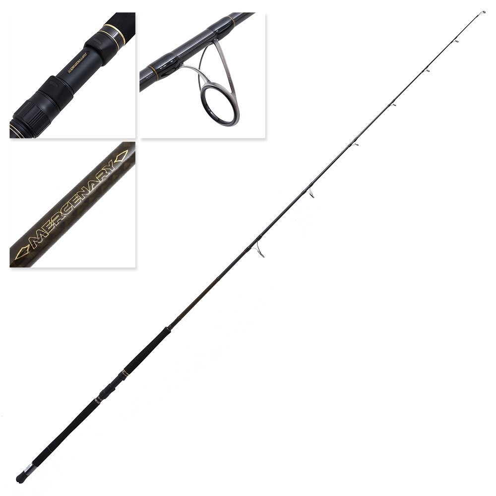 PENN Mercenary Spin Boat Rod 8ft 2in PE 8-10 2pc