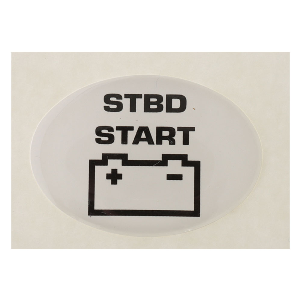 BEP Battery Switch Label -Starboard Start