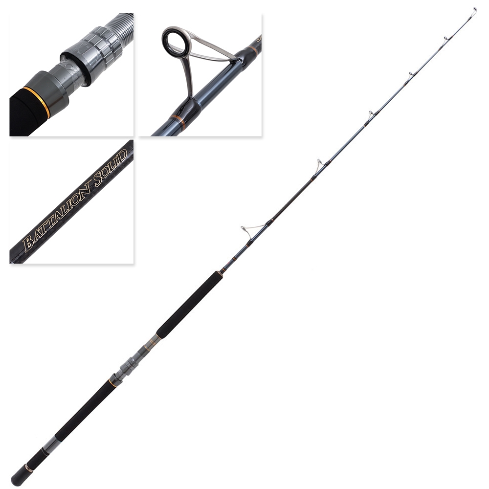 PENN Battalion Solid Extract Overhead Jig Rod 6ft PE 6-10 80lb-130lb 1pc