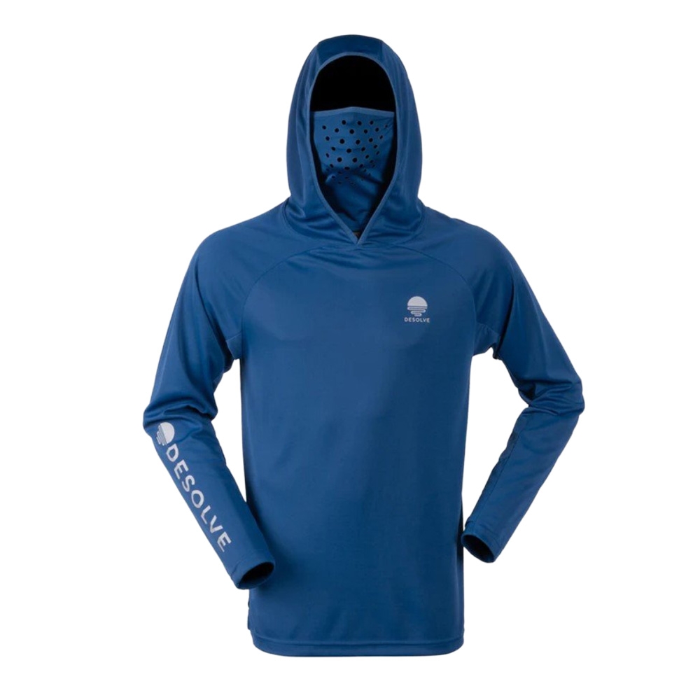 Desolve Helios Quick-Dry UPF 30 Hoodie Bluefin Marine M