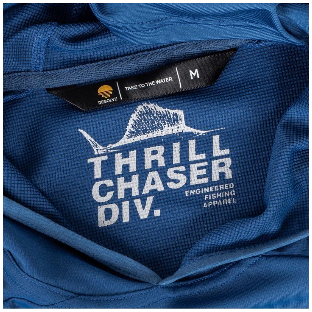 Desolve Helios Quick-Dry UPF 30 Hoodie Bluefin Marine M