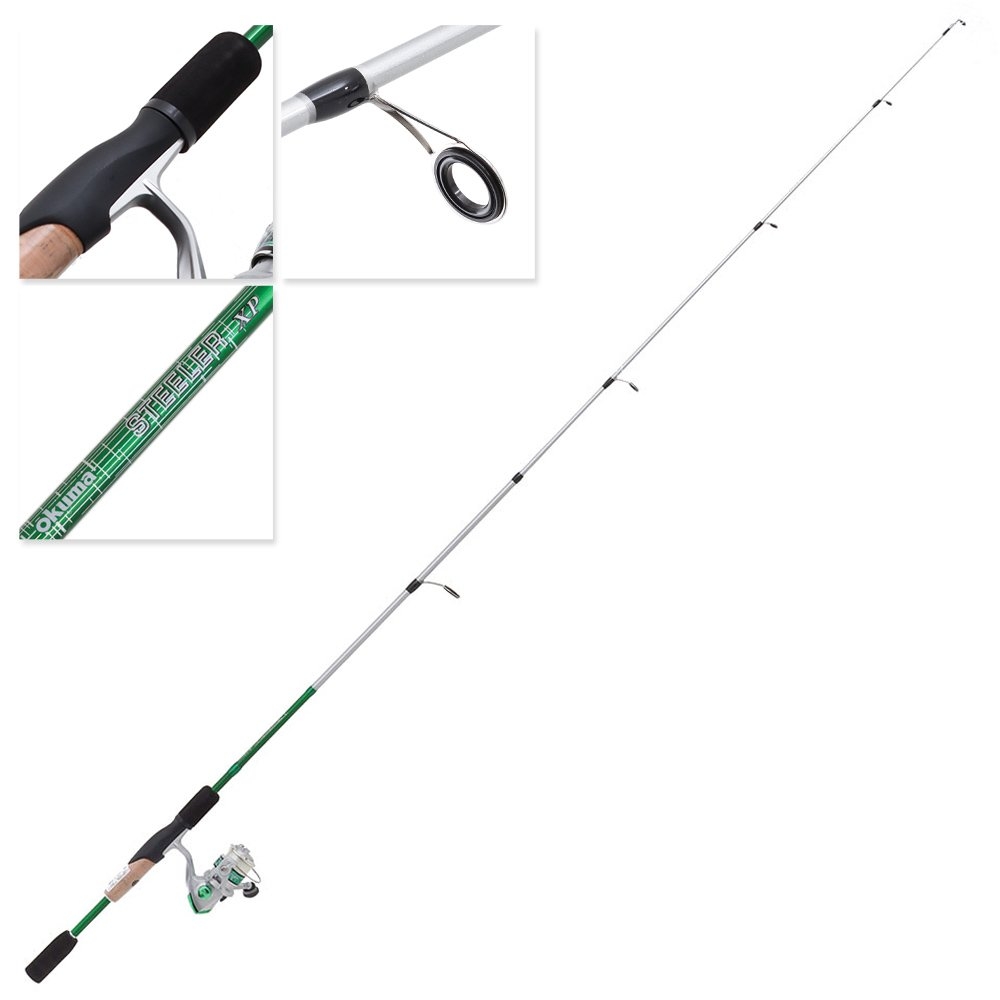Okuma Steeler XP Spinning Kids Combo Green 5ft 6in 2pc