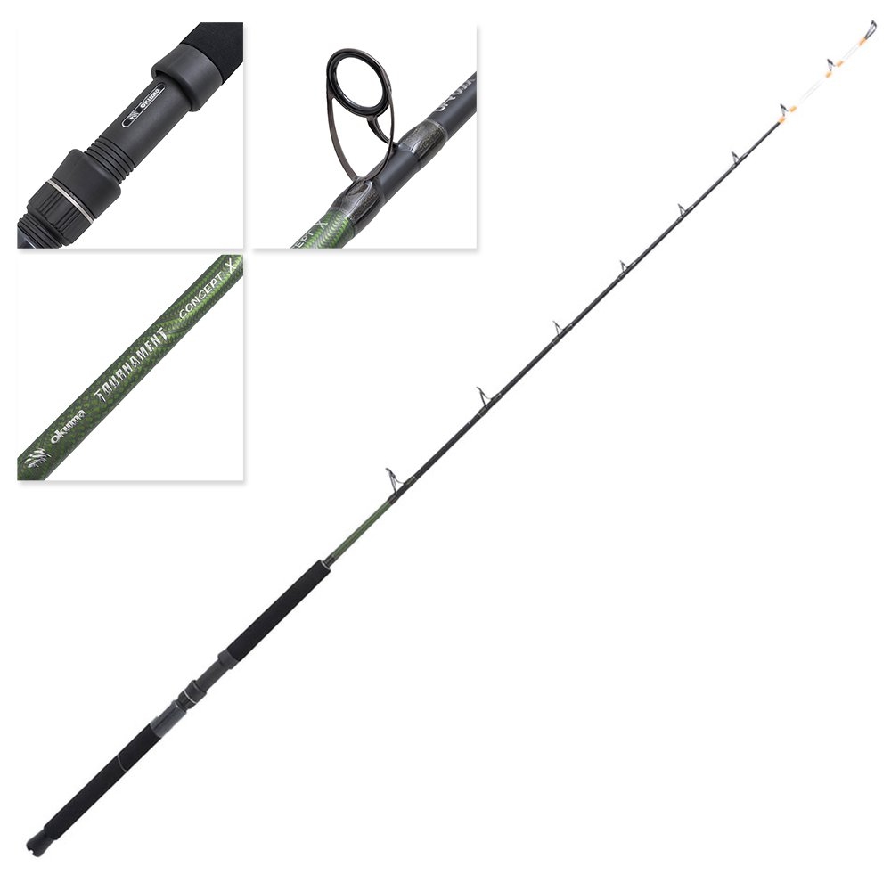 Okuma Tournament Concept X Overhead Boat Rod 6ft 5in 24-37kg 2pc