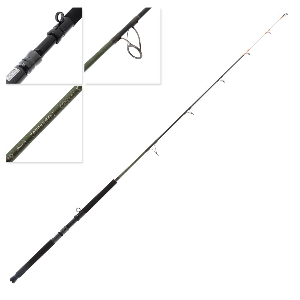 Okuma Tournament Concept X Boat Spin Rod 6ft 8in 24-37kg 2pc