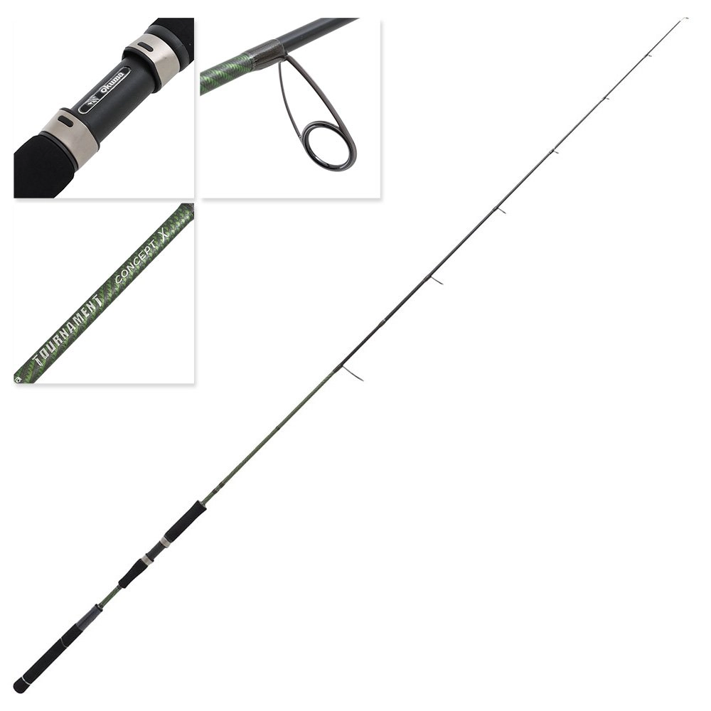 okuma dropshot rod Dead Eye Pro "A-Series" Bottom Bouncing Dakota Angler The Seaguide HSC Hyper Sensitive Carbon Reel Seat and Fuji VSS Reel Seat provide a comfortable grip Okuma Guide Select Drop Shot