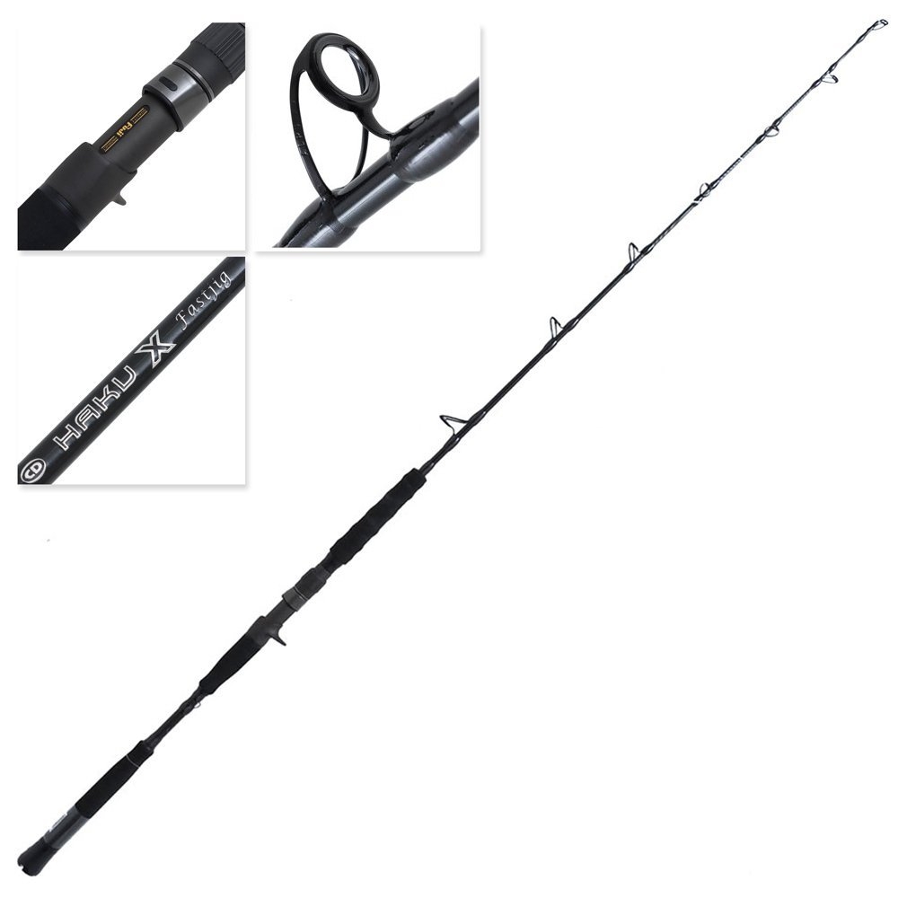 CD Rods Haku X Fast Jig Overhead Jigging Rod 5ft 2in 250-500g 1pc
