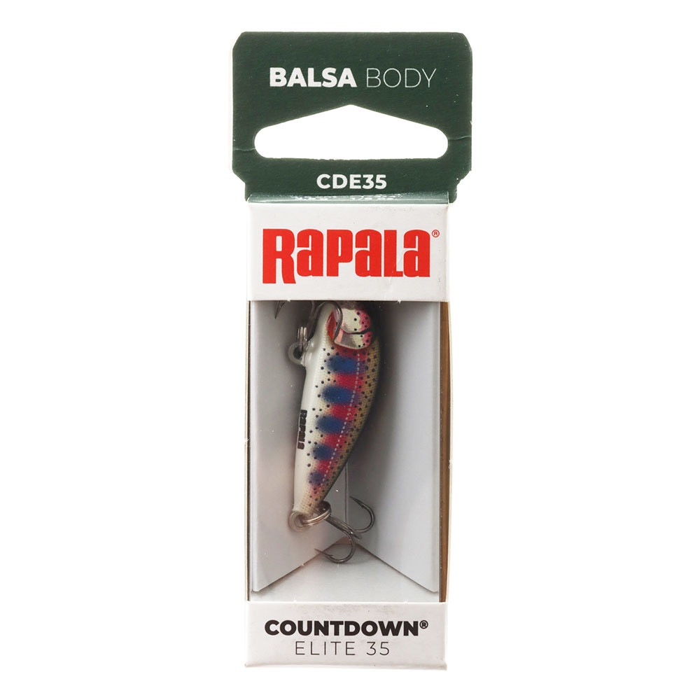 Rapala CountDown Elite Gilded Sinking Lure 3.5cm 4g Rainbow Trout