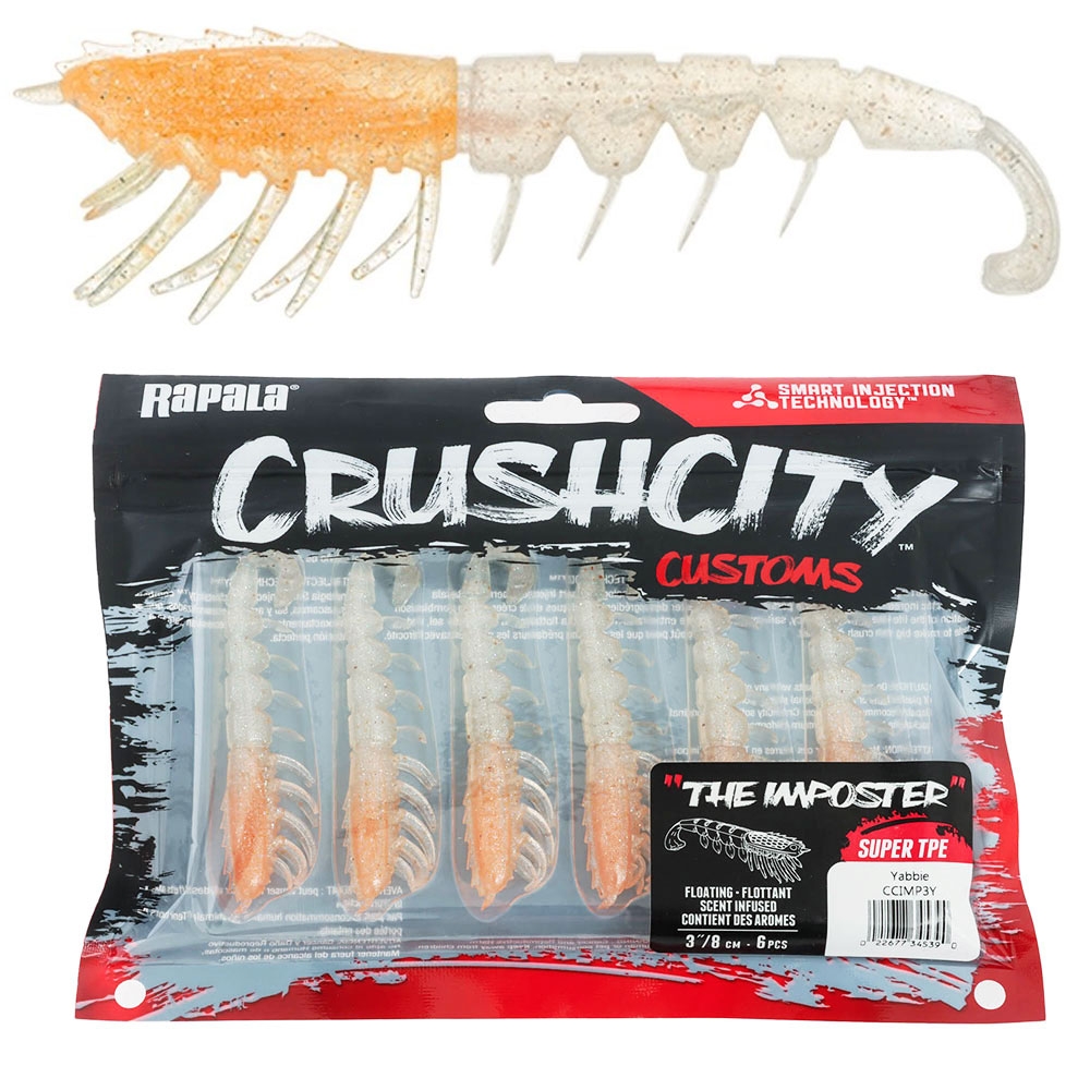 Rapala CrushCity The Imposter Softbait 7.6cm Qty 6 Yabbie