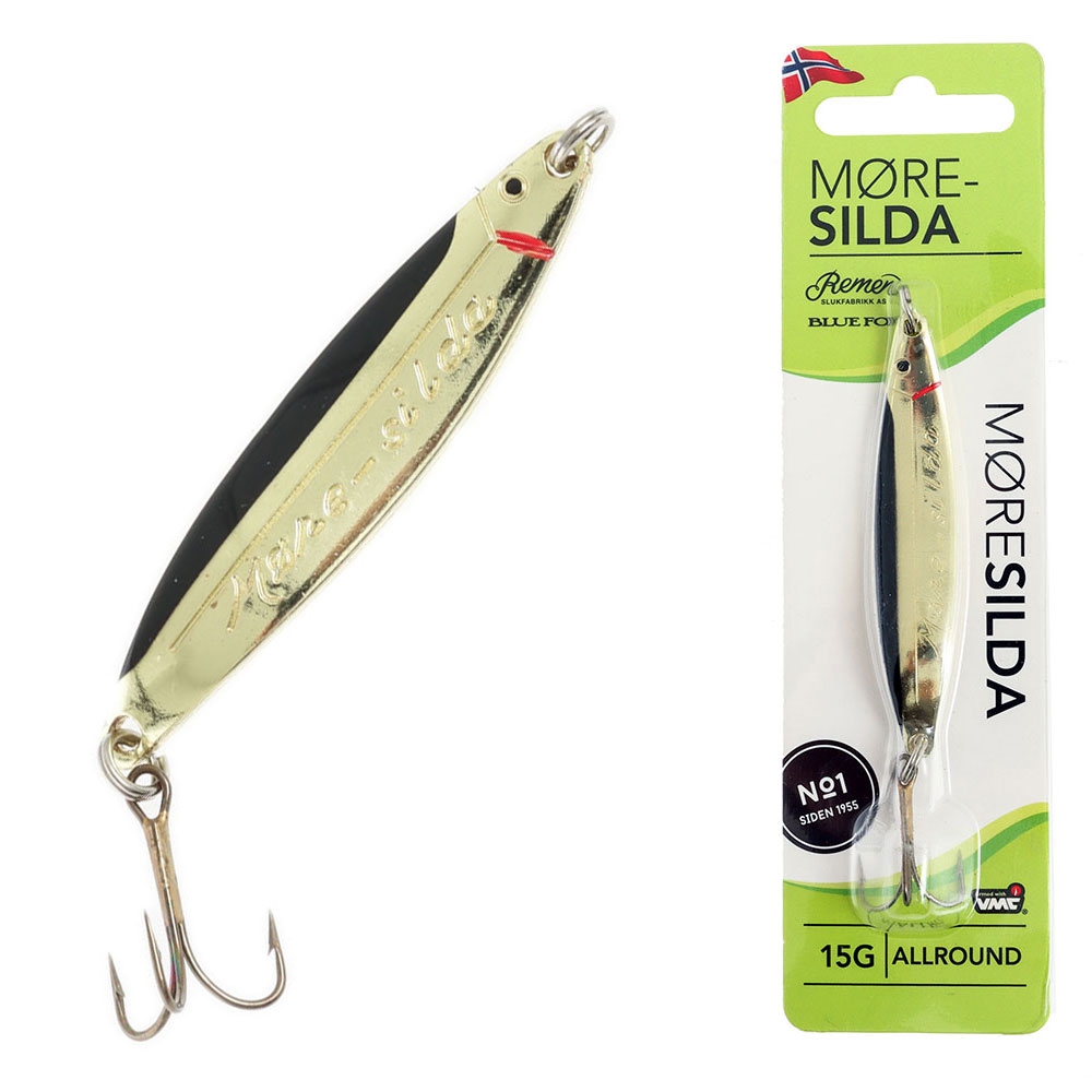 Blue Fox Moresilda Classic Trout Lure Gold Black 15g 75mm