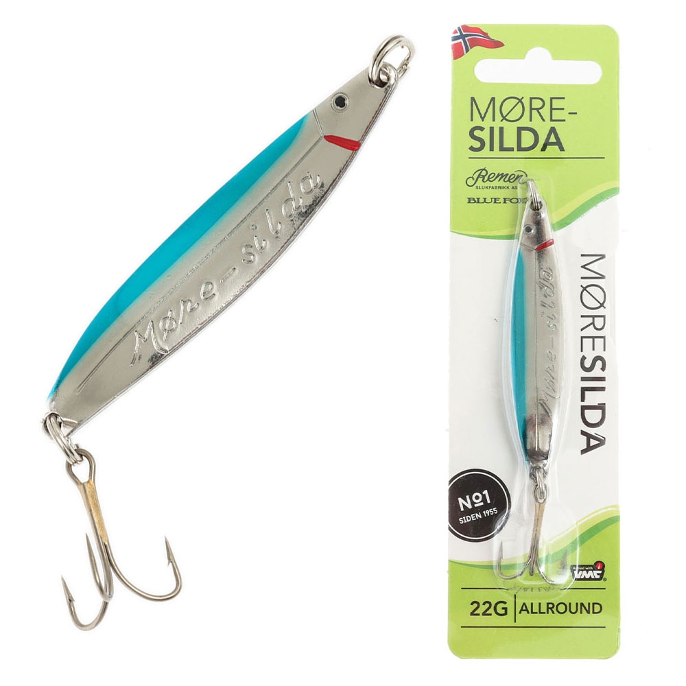 Blue Fox Moresilda Classic Trout Lure Silver Blue 22g 75mm