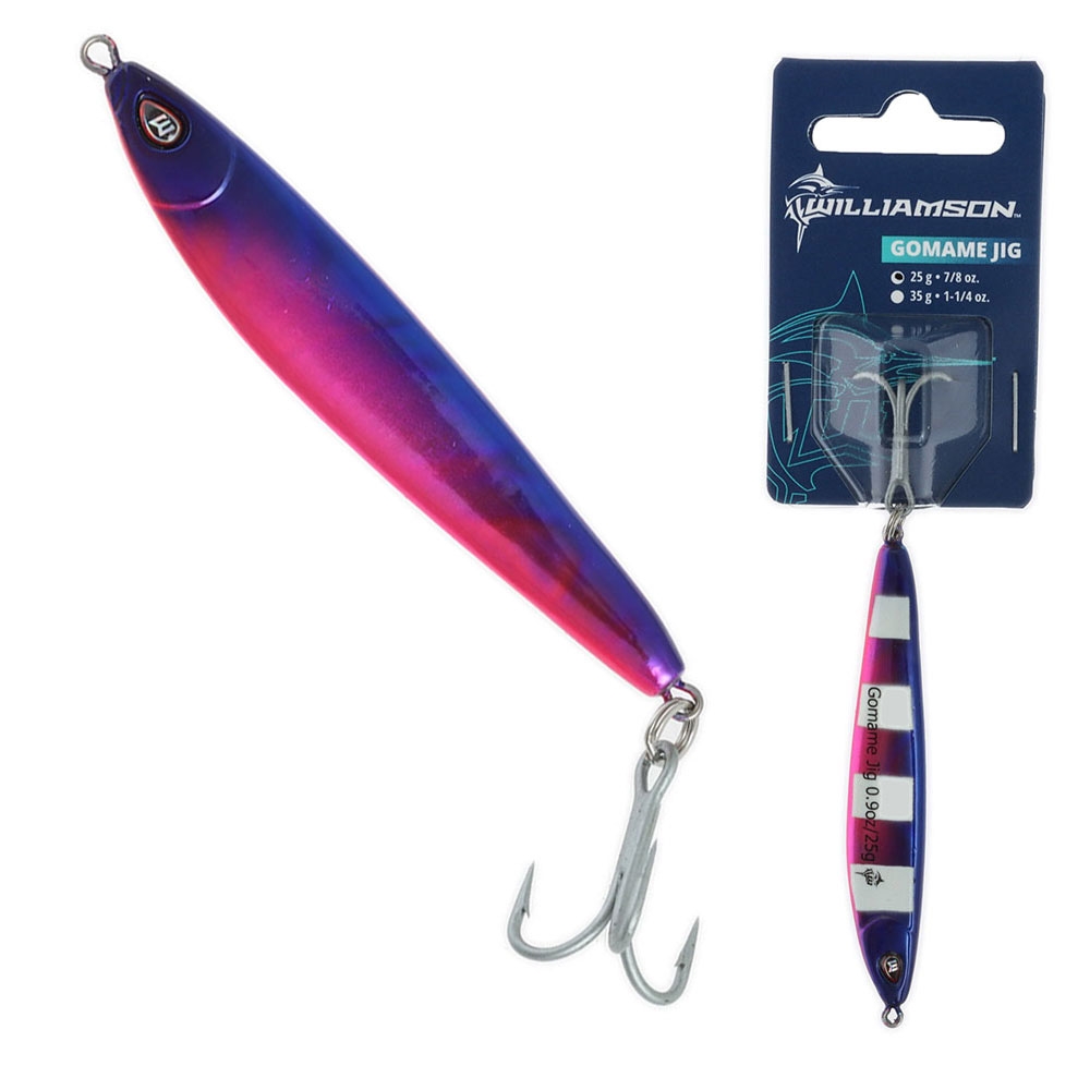 Williamson Gomame Metal Jig 7.6cm 25g Hot Pink