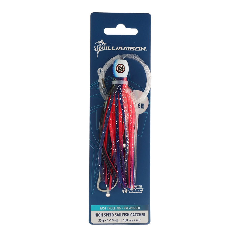 Williamson High Speed Sailfish Catcher Tuna Lure Rigged 4.5in Slushy
