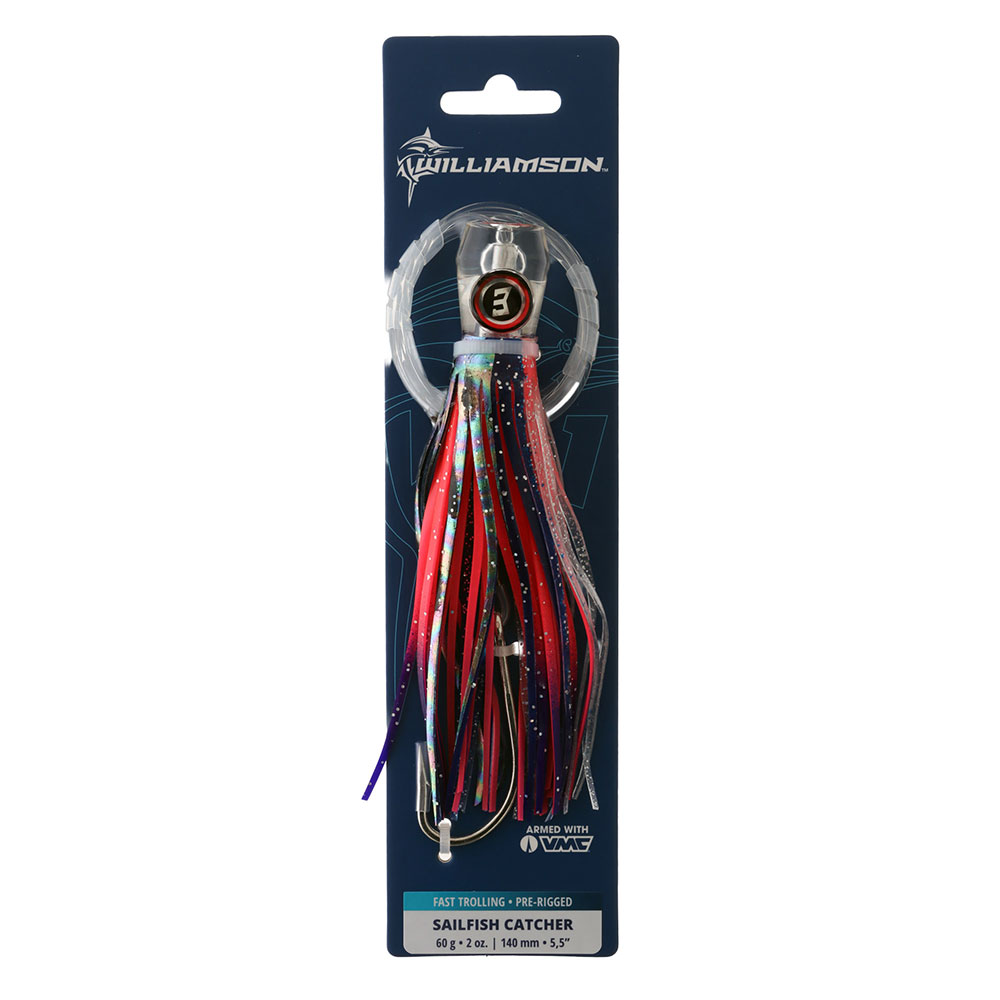 Williamson Sailfish Catcher Trolling Game Lure Rigged 5.5in Slushy