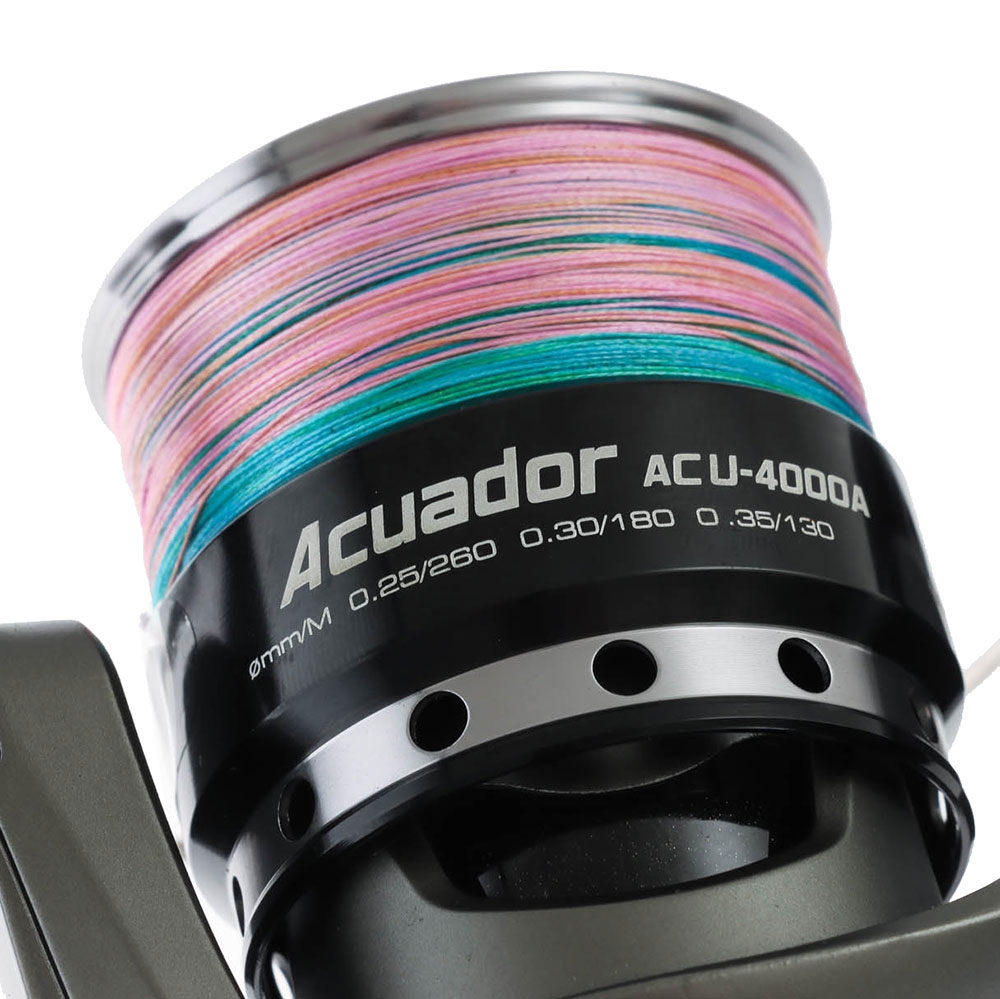 Okuma Acuador 4000A 702 Dropshot Softbait Spin Combo with Braid 7ft 6-10kg 2pc