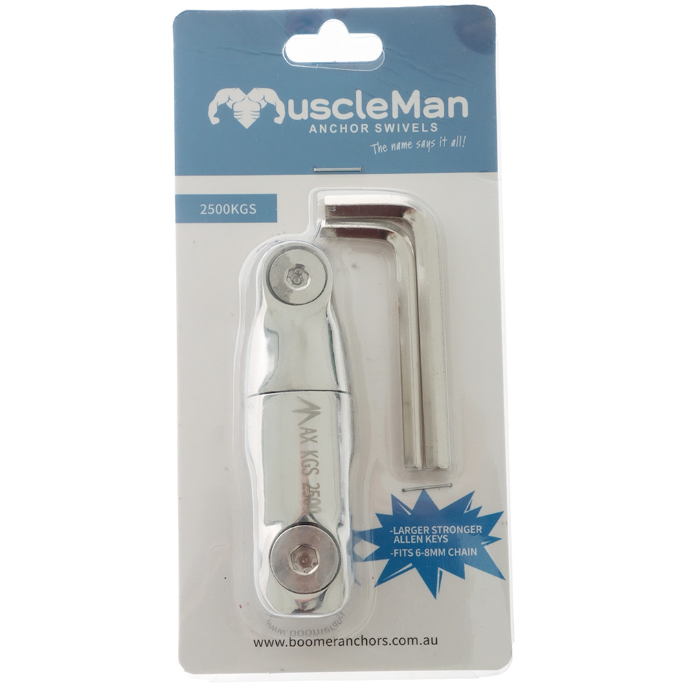 Muscleman Stainless Anchor Swivel 6-8mm 2500kg