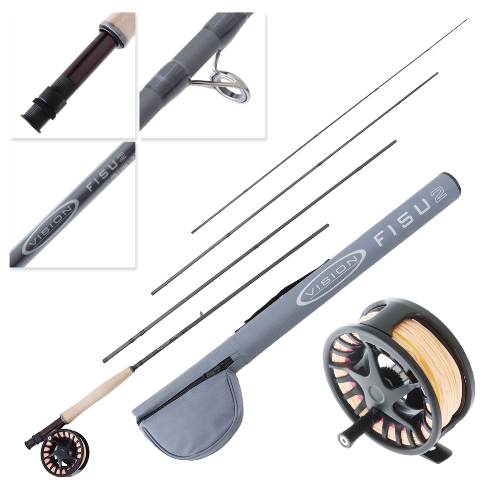 Vision Fisu2 #5 Fly Fishing Combo 9ft 4pc