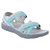 Northside Avalon Cove Womens Open Toe Sport Sandals Grey/Aqua US7