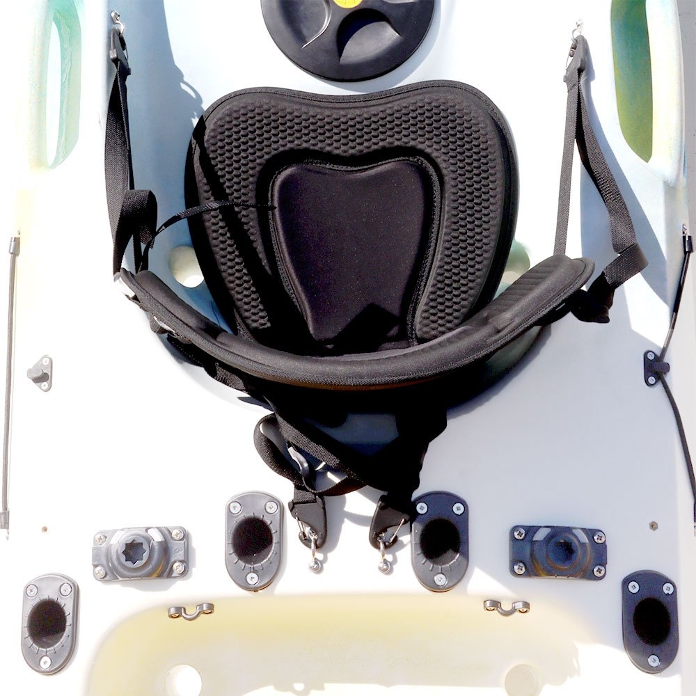 Viking Profish Reload Premium Fishing Kayak with Paddle 4.5m - Manufacturer Seconds Daybreak Blue/White/Yellow