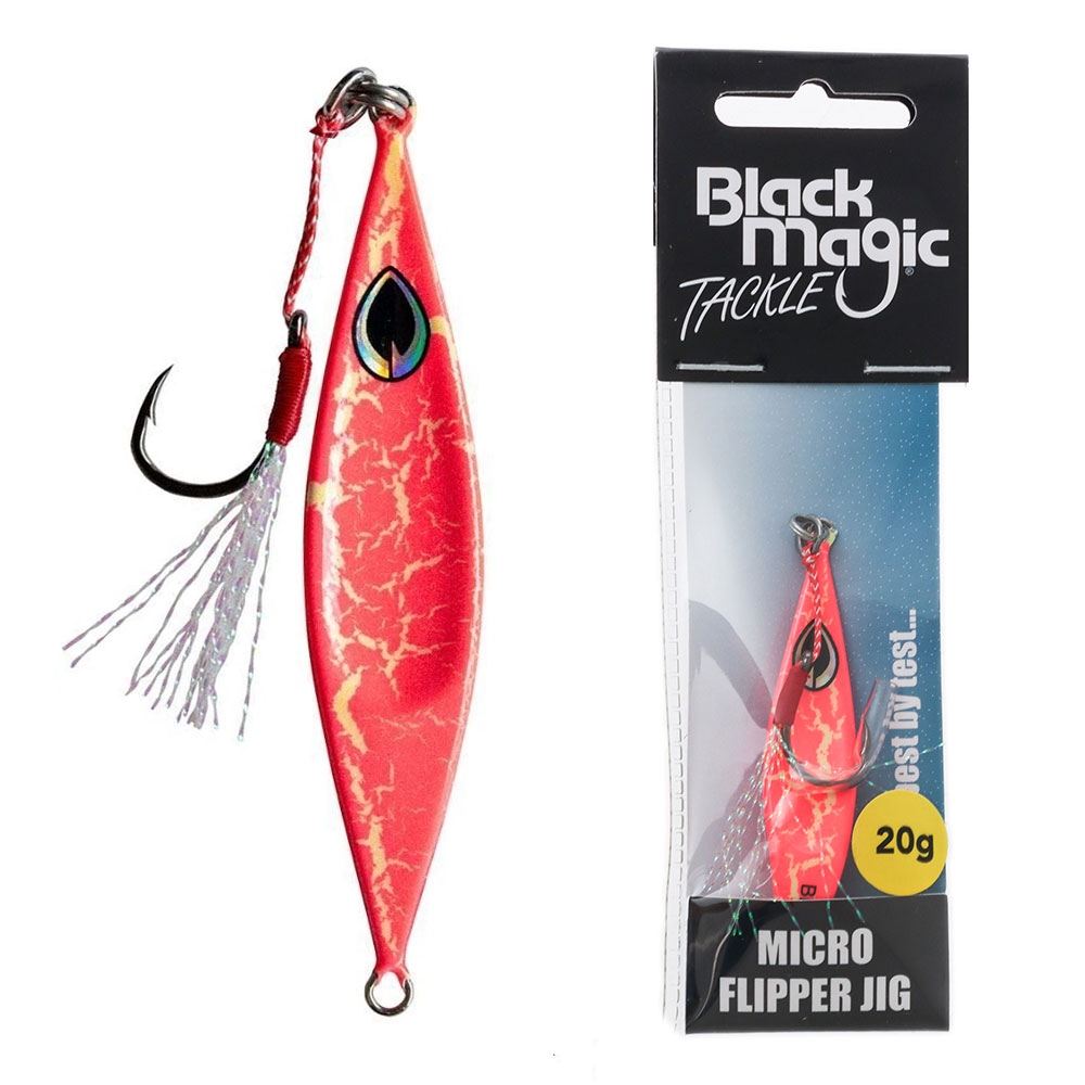 Black Magic Flipper Micro Jig 20g Pinky