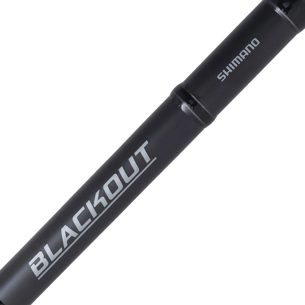 shimano blackout rod Terez BW Slick Butt Spinning or throwing large swimbaits while also providing anglers with enhanced casting distance and accuracy SHIMANO BLACKOUT 702SP SPIN ROD