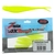 Z-Man Jerk ShadZ Scented Soft Bait 4in/10cm Hot Chartreuse Qty 5