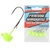 Z-Man Finesse ShroomZ Jig Head 1/6oz Qty 5 Chartreuse