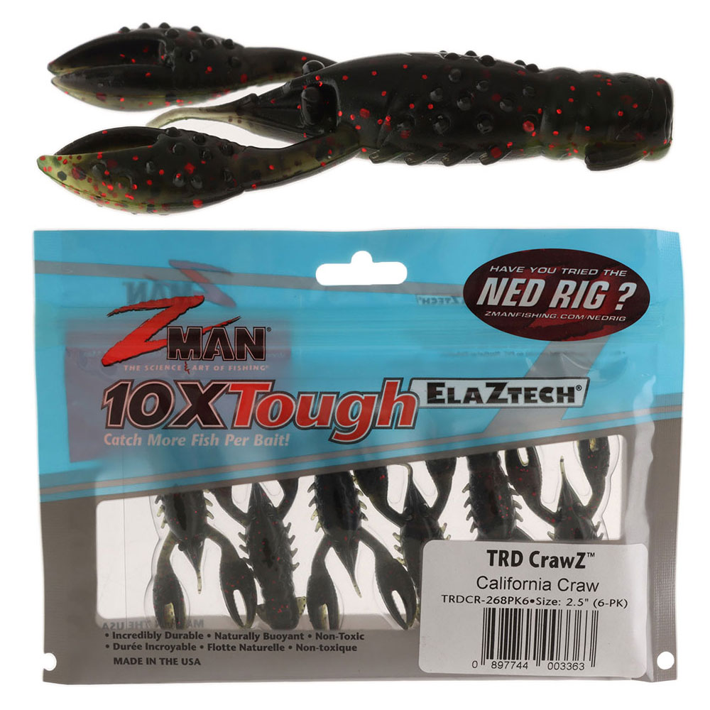 Z-Man TRD CrawZ Soft Bait 63.5mm California Craw