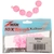 Z-Man EZ EggZ String Soft Bait 4.5in Translucent Pink Qty 6