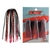 Z-Man EZ Skirt Replacement Skirts 6.9cm Red Chrome/Red Tips Qty 3