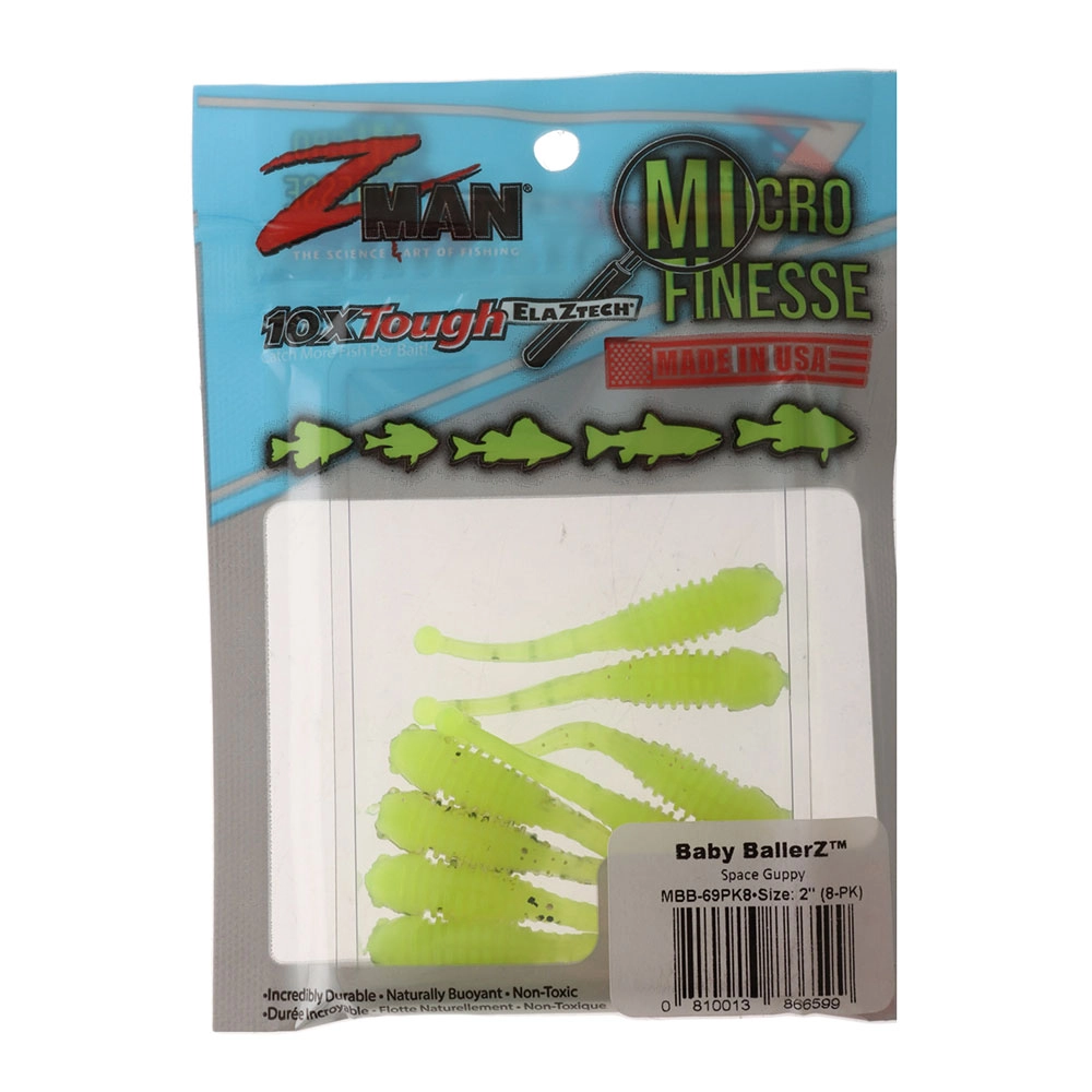 Z Man Baby BallerZ 2in Space Guppy Qty 8 Packs Soft Bait Fishing Z Man Baby BallerZ 2in Space Guppy Qty 8 Packs Soft Bait Fishing