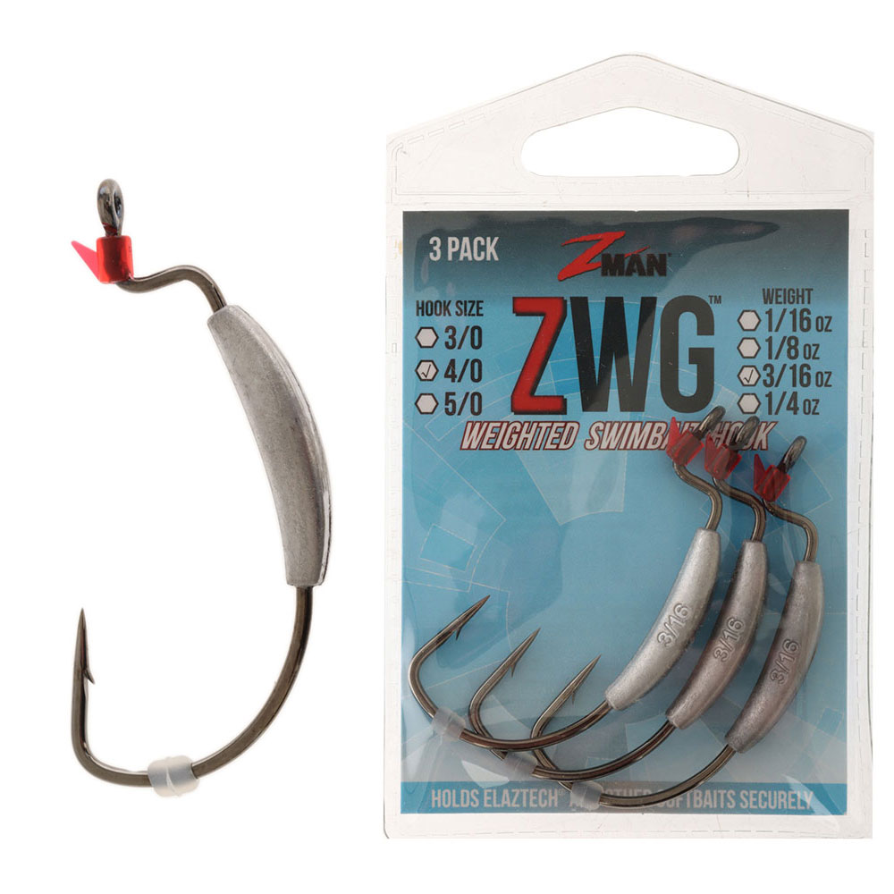 Z-Man ZWG Weighted Swimbait Hook 4/0