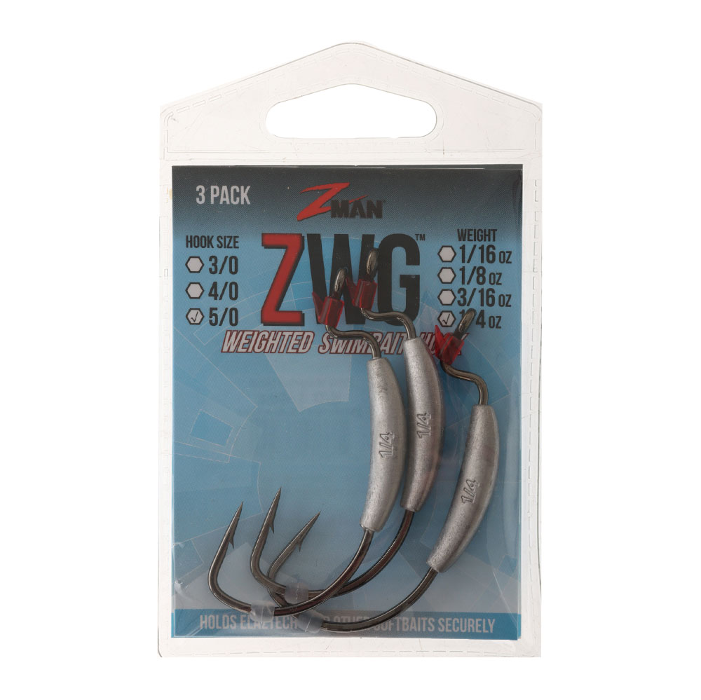 Z-Man ZWG Weighted Swimbait Hook 5/0