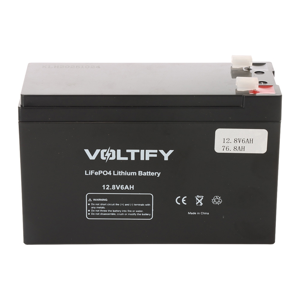 Voltify High Performance Deep Cycle LiFePO4 Lithium Battery 12V 6Ah
