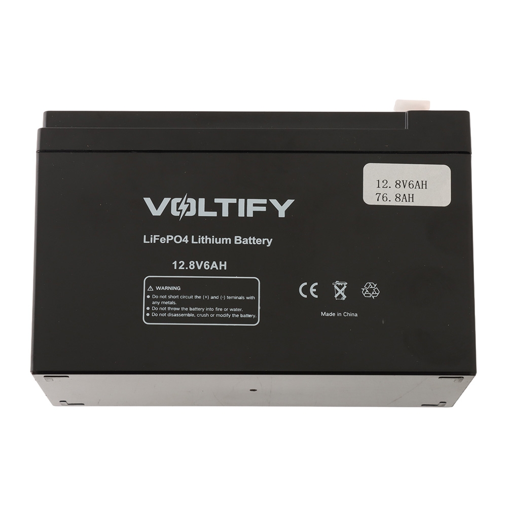 Voltify High Performance Deep Cycle LiFePO4 Lithium Battery 12V 6Ah