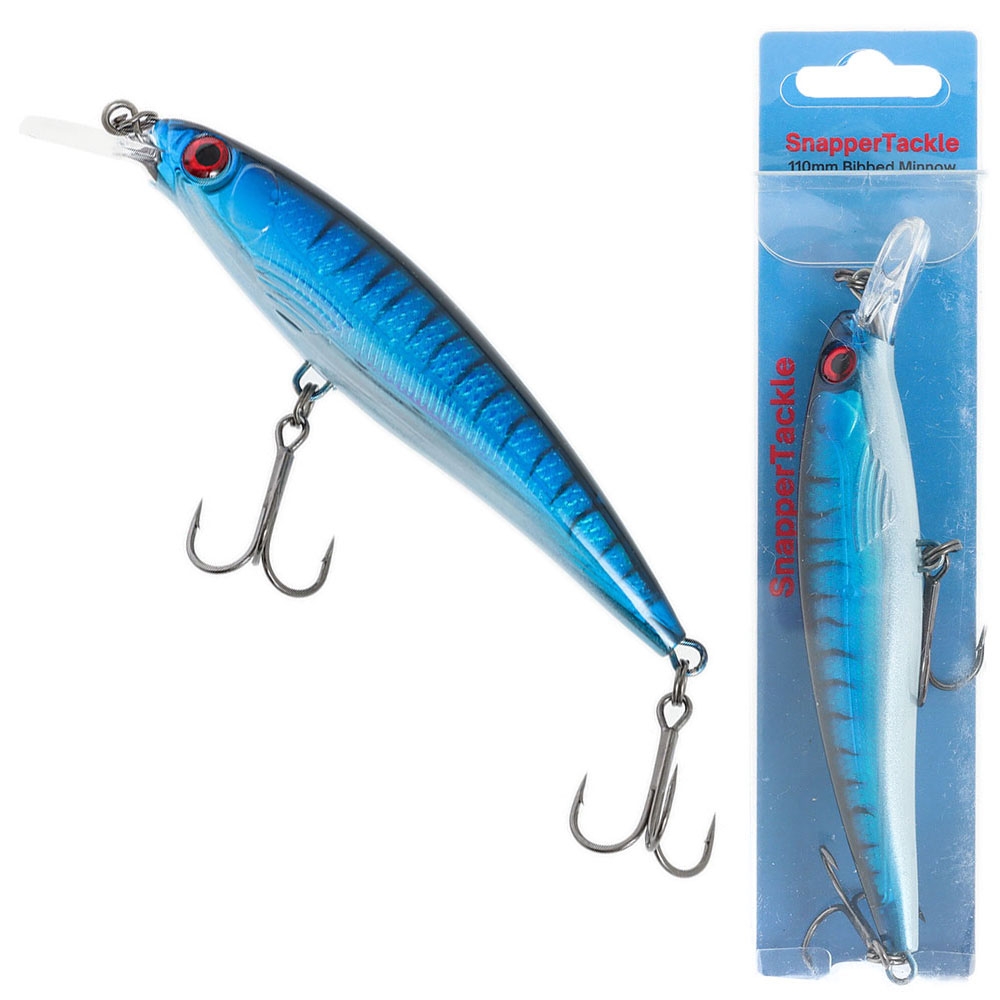 SnapperTackle Bibbed Minnow Lure 110mm Mackerel