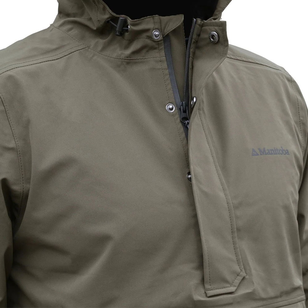 Manitoba Storm Compact 3 Waterproof Packable Jacket Green