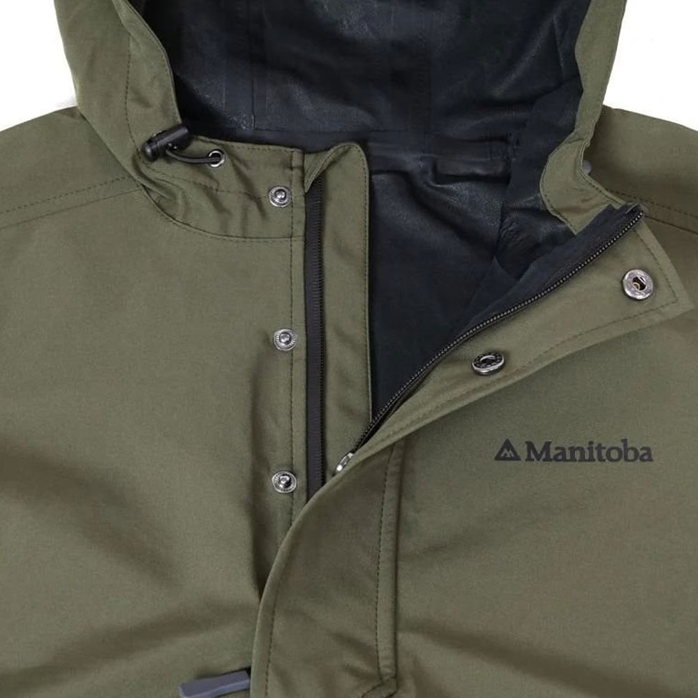 Manitoba Storm Compact 3 Waterproof Packable Jacket Green