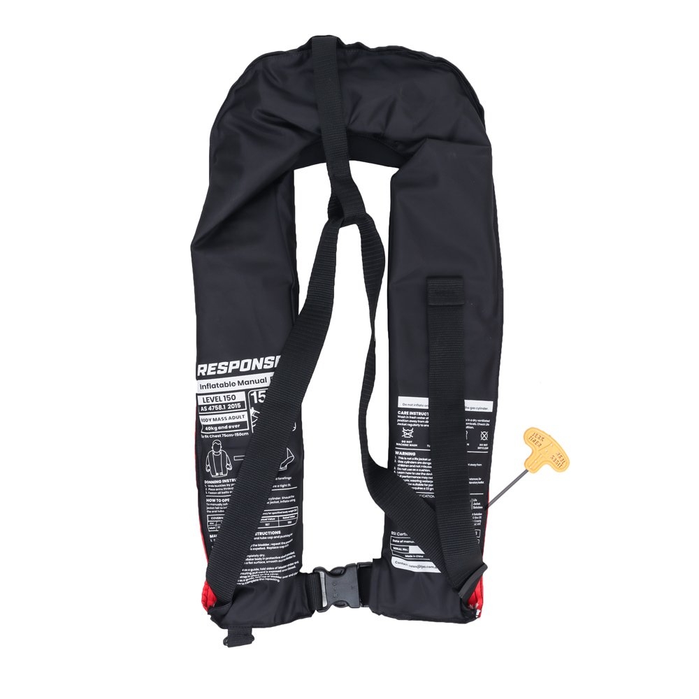 RESPONSE Level 150N Manual Inflatable Life Jacket Black/Purple