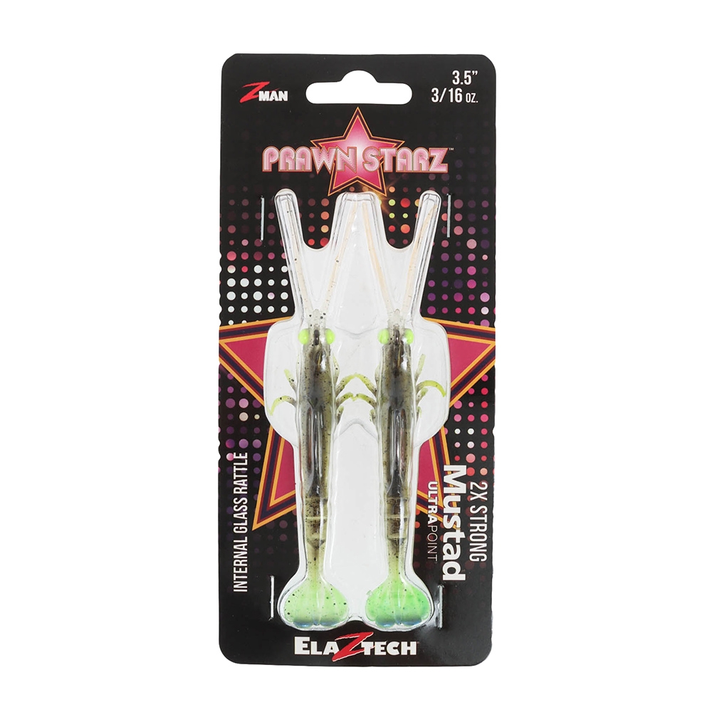 Z-Man PrawnstarZ Shrimp Soft Bait 8.89cm Qty 2 Fried Chicken