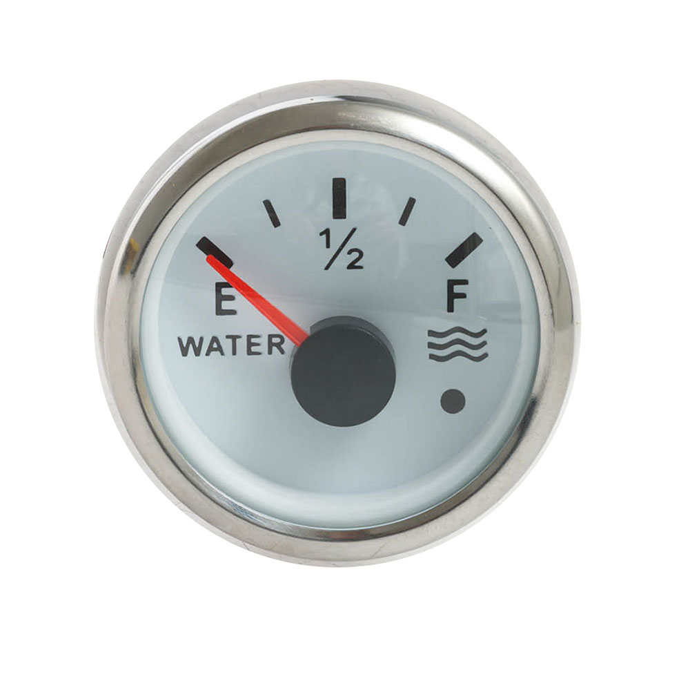 W Pro Series Water Level Gauge 52mm 240-33Ohm White